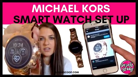 how to make calls on michael kors smartwatch|michael kors watch setup.